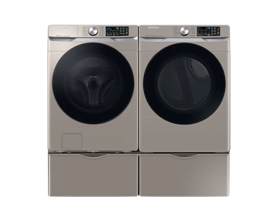 27" Samsung 7.5 Cu. Ft. Dryer with Multi Steam and Steam Sanitize+ in Champagne - DVE45B6305C/AC
