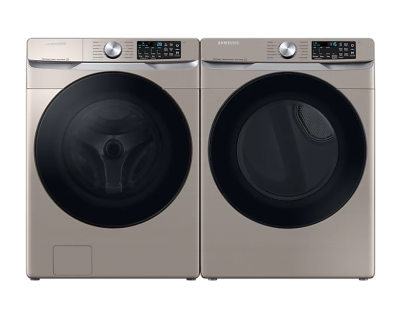 27" Samsung 7.5 Cu. Ft. Dryer with Multi Steam and Steam Sanitize+ in Champagne - DVE45B6305C/AC