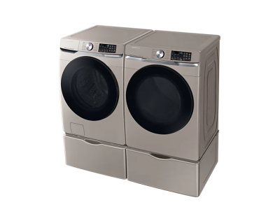 27" Samsung 7.5 Cu. Ft. Dryer with Multi Steam and Steam Sanitize+ in Champagne - DVE45B6305C/AC