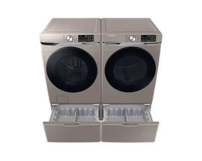 27" Samsung 7.5 Cu. Ft. Dryer with Multi Steam and Steam Sanitize+ in Champagne - DVE45B6305C/AC