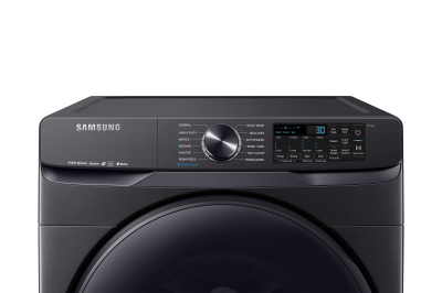 27" Samsung 5.8 Cu. Ft. Smart Front Load Washer With Super Speed In Black Stainless Steel - WF50T8500AV