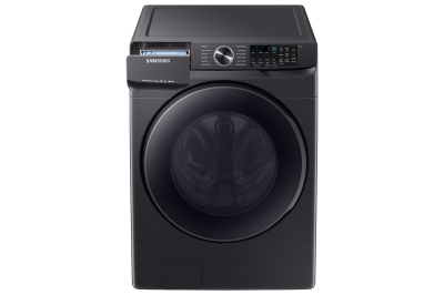 27" Samsung 5.8 Cu. Ft. Smart Front Load Washer With Super Speed In Black Stainless Steel - WF50T8500AV