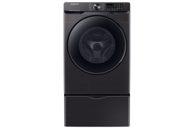 27" Samsung 5.8 Cu. Ft. Smart Front Load Washer With Super Speed In Black Stainless Steel - WF50T8500AV