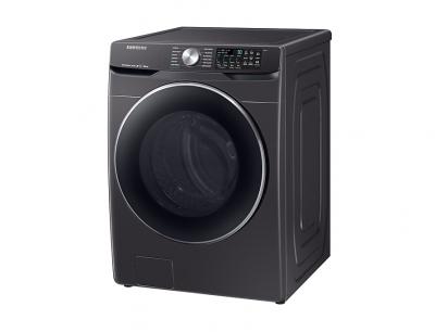 27" Samsung 5.2 cu. ft. Smart Front Load Washer With Super Speed In Black Stainless Steel - WF45R6300AV