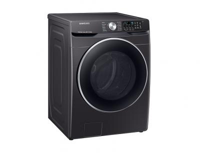 27" Samsung 5.2 cu. ft. Smart Front Load Washer With Super Speed In Black Stainless Steel - WF45R6300AV