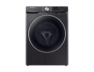 27" Samsung 5.2 cu. ft. Smart Front Load Washer With Super Speed In Black Stainless Steel - WF45R6300AV