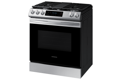 30" Samsung 6.0 Cu. Ft. Gas Range With Fan Convection In Stainless Steel - NX60T8311SS