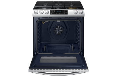 30" Samsung 6.0 Cu. Ft. Gas Range With True Convection And Air Fry In Stainless Steel - NX60T8511SS