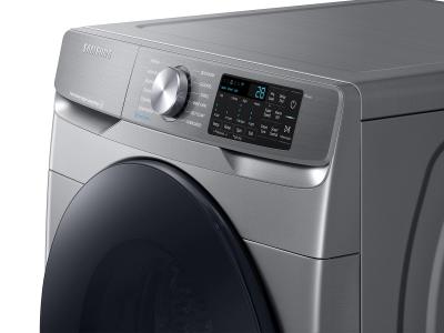 27" Samsung Smart Front Load Washer With Super Speed Wash in Platinum - WF45B6300AP/US