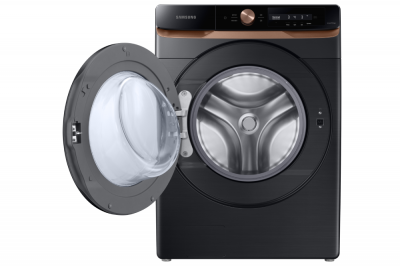 27" Samsung 5.3 Cu. Ft. Front Load Washer In Black Stainless - WF46BG6500AVUS