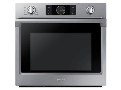 30" Samsung 5.1 Cu. Ft. Convection Single Oven With Steam Bake - NV51K7770SS