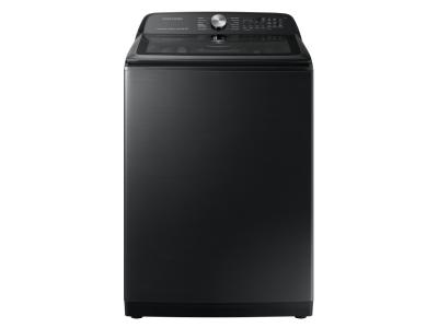 28" Samsung 5.8 Cu. Ft. Top Loading Washer With SmartThings In Black - WA50A5400AV