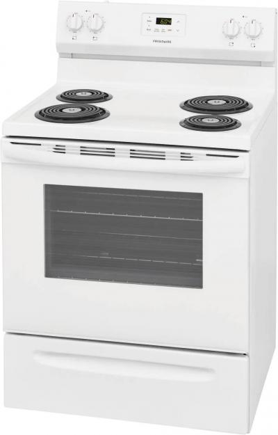 30" Frigidaire 5.3 Cu. Ft. Free Standing Electric Range With 4 Burners - FCRC301CAW