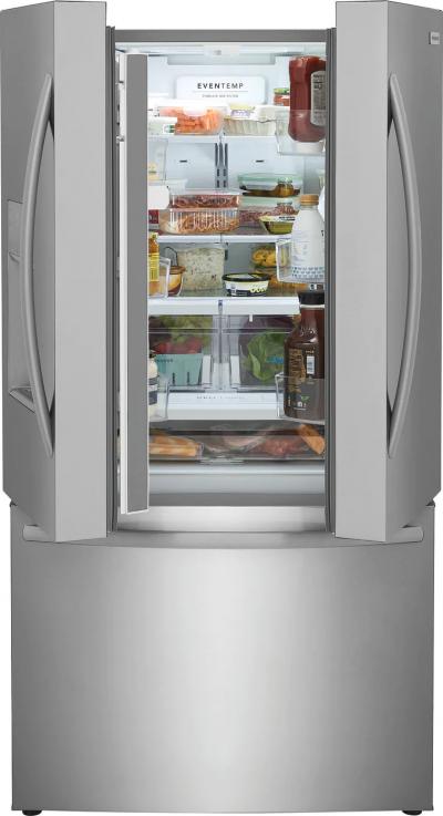 36" Frigidaire 27.8 Cu. Ft. French Door Refrigerator In Stainless Steel - FRFS2823AS