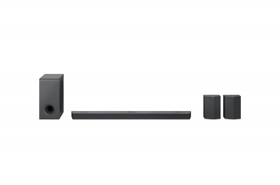 LG 9.1.5 channel High Res Audio Sound Bar with Dolby Atmos and Rear Surround Speakers - S95QR