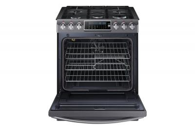 30" Samsung Gas Range with 18K Dual Power Burner, 5.8 cu.ft NX58K9500WG