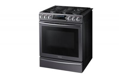 30" Samsung Gas Range with 18K Dual Power Burner, 5.8 cu.ft NX58K9500WG