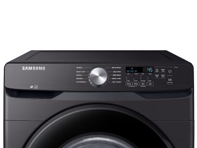 27" Samsung 4.5 Cu. Ft. Front Load Washer in Brushed Black - WF45T6000AV/A5