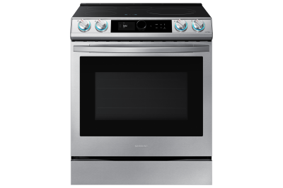 30" Samsung 6.3 Cu. Ft. Induction Range With Wi-Fi And Air Fry In Fingerprint Resistant Stainless Steel - NE63T8911SS