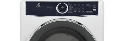 27" Electrolux 8.0 Cu. Ft. Front Load Electric Dryer in White - ELFE753CAW