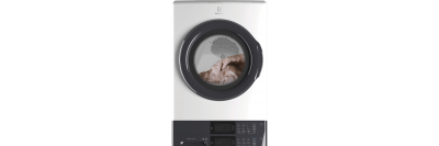 27" Electrolux Laundry Tower Single Unit Front Load 5.1 Cu. Ft. I.E.C Washer and 8 Cu. Ft. Electric Dryer - ELTE730CAW